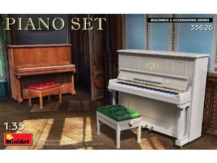 121384 1 piano set 1 35 miniart