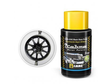 AMIG0342 cobra motor black gloss primer