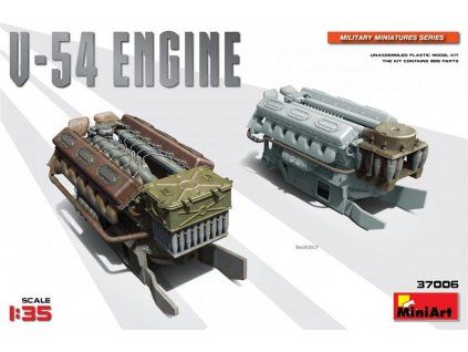 121483 1 v 54 engine 1 35 miniart