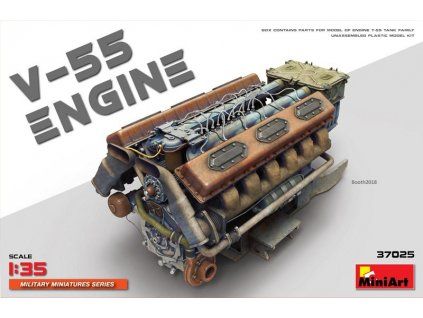 121537 1 v 55 engine 1 35 miniart