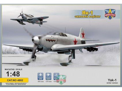 yak 1 soviet fighter on skis modelsvit 07