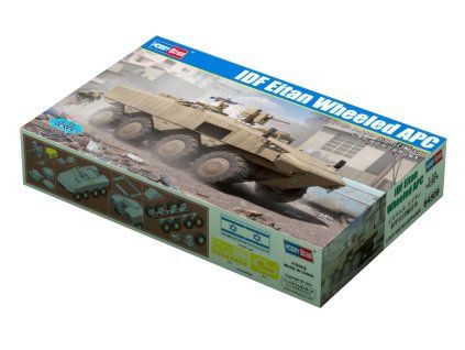 idf eitan wheeled apc 1 35 84509 hobbyboss 021