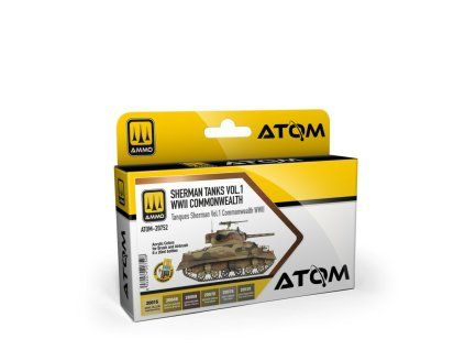 atom sherman tanks vol 1 wwii commonwealth set