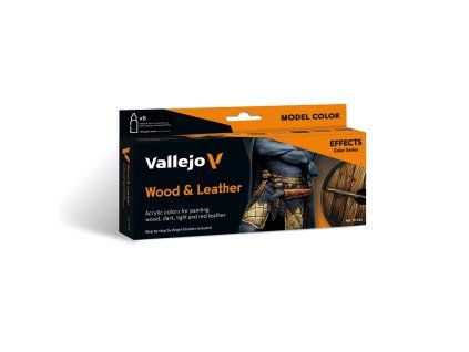vallejo wood and leather 70182 set front