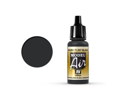 model air vallejo black 71057