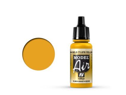 model air vallejo rlm04 yellow 71078