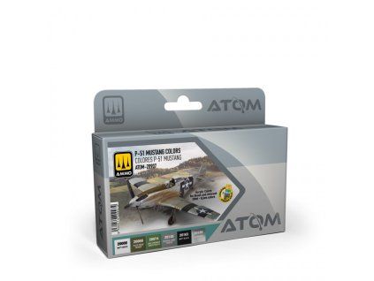 atom p 51 mustang colors set