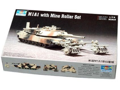 147823 1 m1a1 with mine roller set 1 72 trumpeter