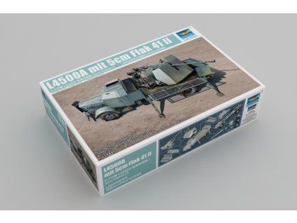 148093 1 l4500a mit 5cm flak 41 ii 1 35 trumpeter