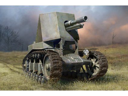 150292 1 su 18 soviet self prop howitzer 1 35 hobby boss