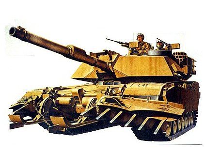 154774 1 m1a1 abrams w mine plow 1 35