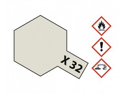 Barva Tamiya X-32 - Titanium Silver Gloss 23ml