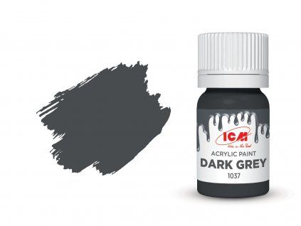 Barva ICM - Dark Grey 12ml