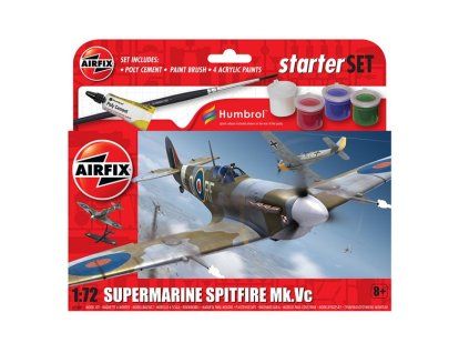 166321 1 supermarine spitfire mk vc starter set 1 72