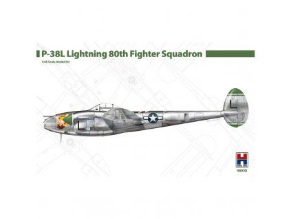 lockheed p 38l lightning 80th fighter squadron 1 48
