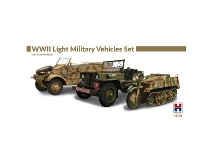 wwii light military vehicles set 1 72