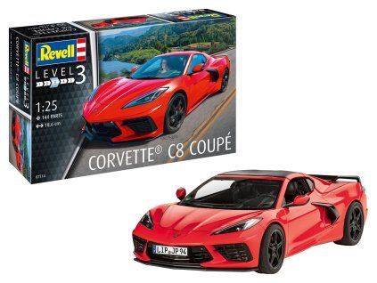 corvette c8 coupe 1 25 REVELL 07714 012