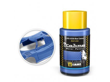 AMIG0330 cobra motor blue canvas