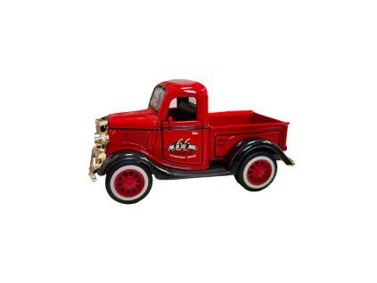 retro pickup cerveny