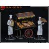 Figures Set Bakers with cart 1/35