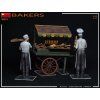 Figures Set Bakers with cart 1/35
