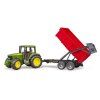John Deere tractor with tipping trailer 1/16