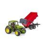 John Deere tractor with tipping trailer 1/16