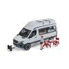 Mercedes Sprinter camper with playing figure 1/16