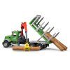 MACK Granite Timber truck with 3 trunks 1/16