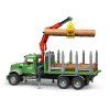 MACK Granite Timber truck with 3 trunks 1/16