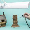 lightcraft compact led task lamp with dimmer LC8005LED 04