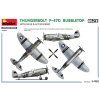 48018 diorama republic p 47d thunderbolt bubletop w base 1 48 miniart 04