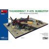 48018 diorama republic p 47d thunderbolt bubletop w base 1 48 miniart 06
