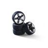 Kola Carson SC wheels 6S style (4) black 1/10
