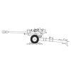 british 105mm light field gun 1 76 AIRFIX A02332 02