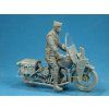 120691 3 u s millitary policeman with motorcycle 1 35 miniart