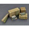 121261 10 wooden boxes crates 1 35 miniart