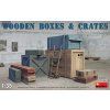 121261 1 wooden boxes crates 1 35 miniart