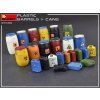 121288 6 plastic barrels cans 1 35