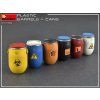 121288 7 plastic barrels cans 1 35