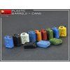 121288 9 plastic barrels cans 1 35