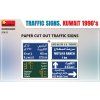 121399 3 traffic signs kuwait 1990 s 1 35