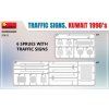 121399 4 traffic signs kuwait 1990 s 1 35