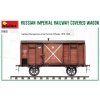 121795 2 russian imperial railway covered wagon 1 35 miniart