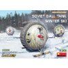121834 2 soviet ball tank with winter ski interior kit 1 35 miniart
