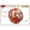 121834 4 soviet ball tank with winter ski interior kit 1 35 miniart