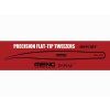 122296 2 pinzeta precision flat tip tweezers meng