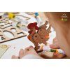 Ugears 4Kids coloring Cockerel 22 max 1100