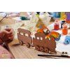 Ugears 4Kids coloring Locomotive 8 max 1100