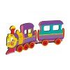 Dřevěné vybarvovací 3D Puzzle - Locomotive